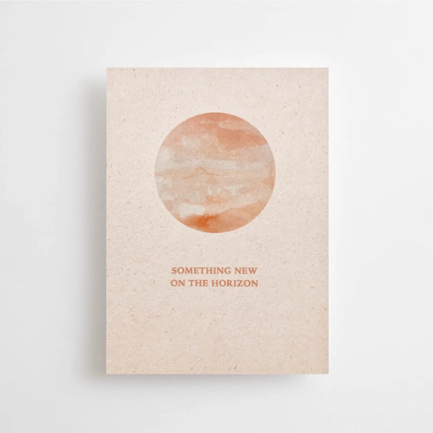 ETWAS NEUES AM HORIZONT - POSTKARTE