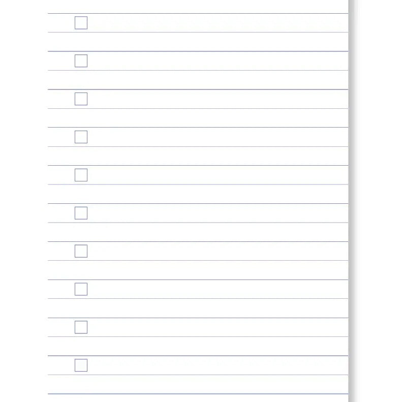 Fabrique Notizblock - Streifen Blau