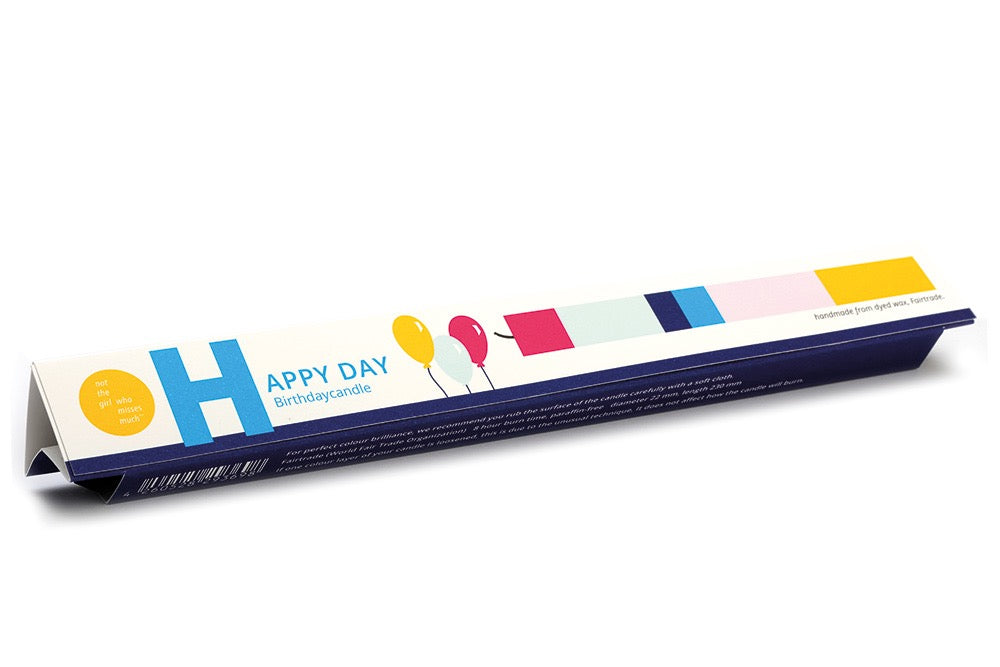 Happy Day Kerze