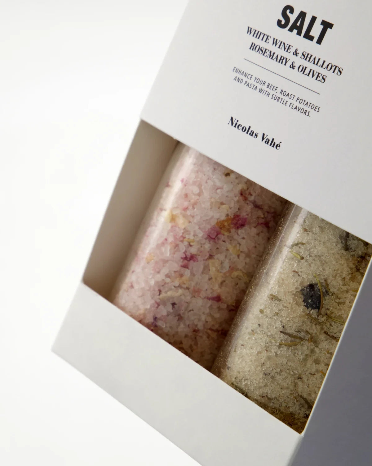 Gewürzsalz-Geschenkset Weißwein & Schalotten und Rosmarin & Oliven