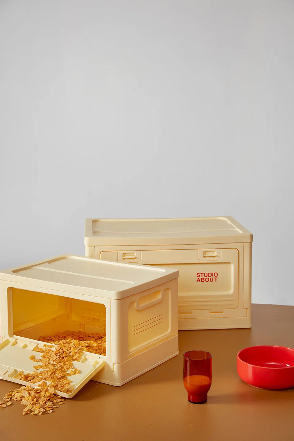 BOX, MITTEL, HELLGELB