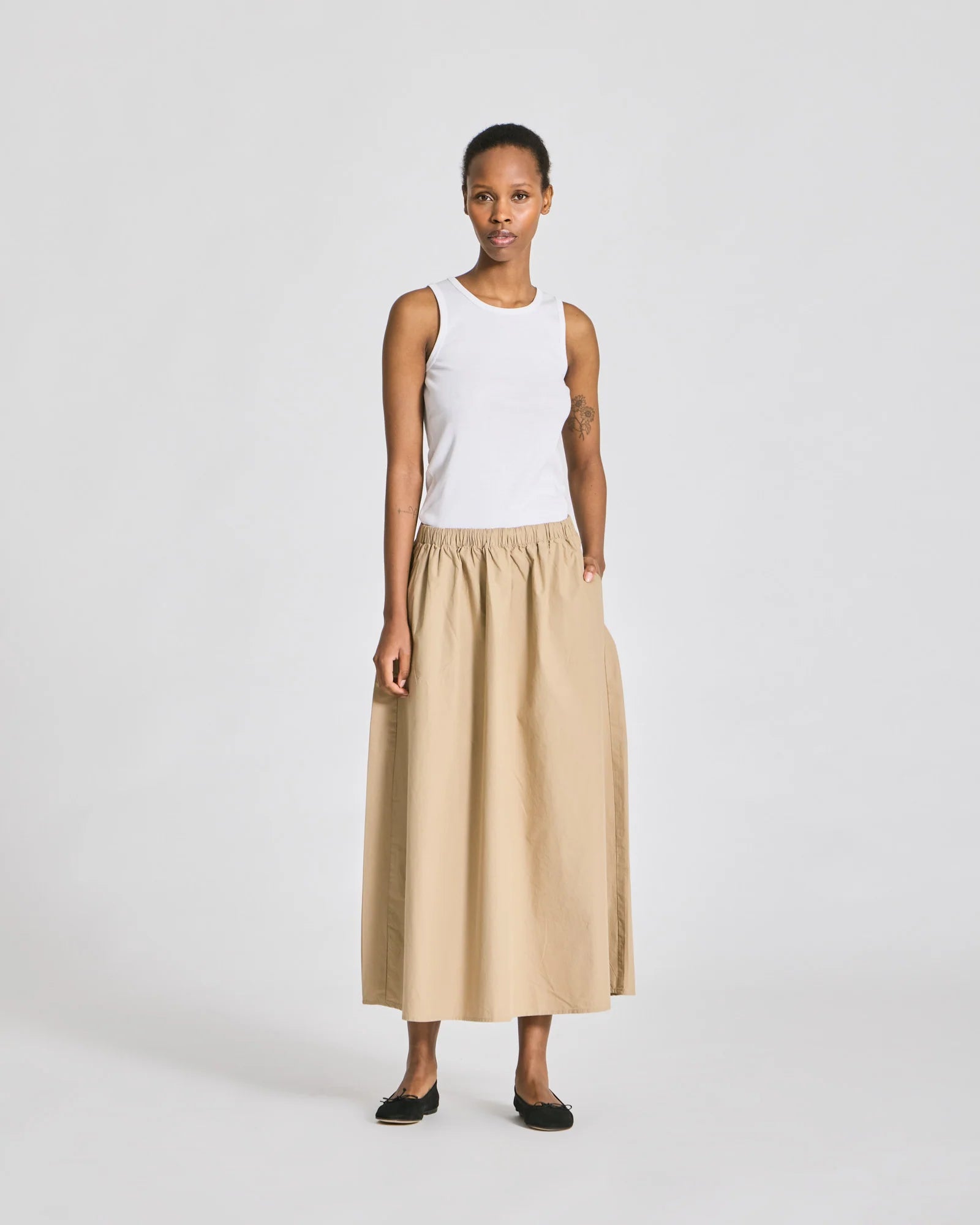 Alice Poplin Skirt – Damenrock aus Bio-Baumwolle
