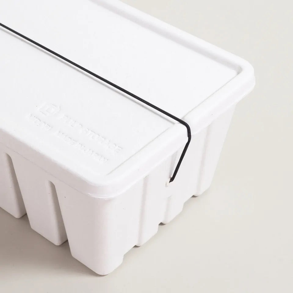 Aufbewahrung Pulp Tool Box aus Pappe Weiß