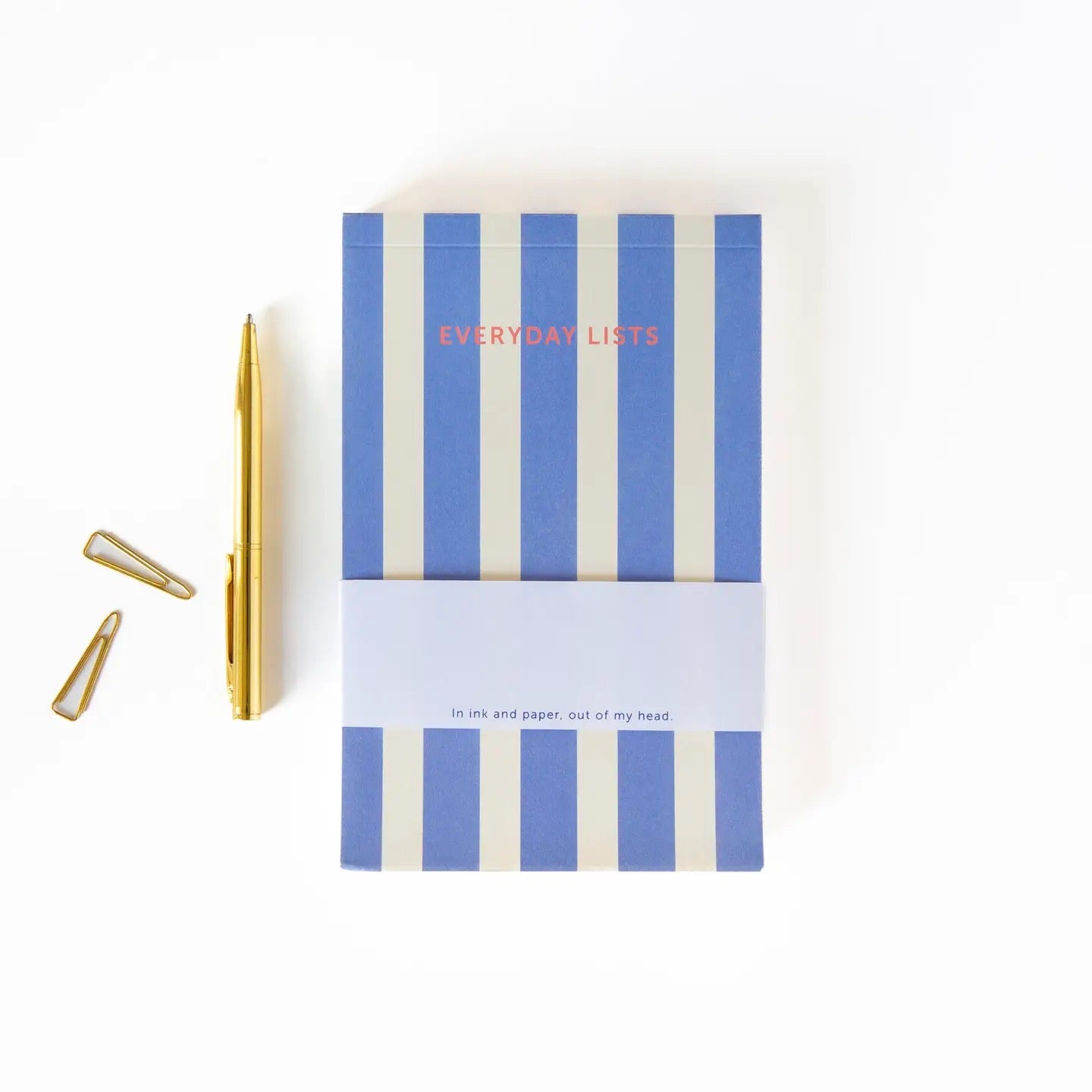 Fabrique Notizblock - Streifen Blau