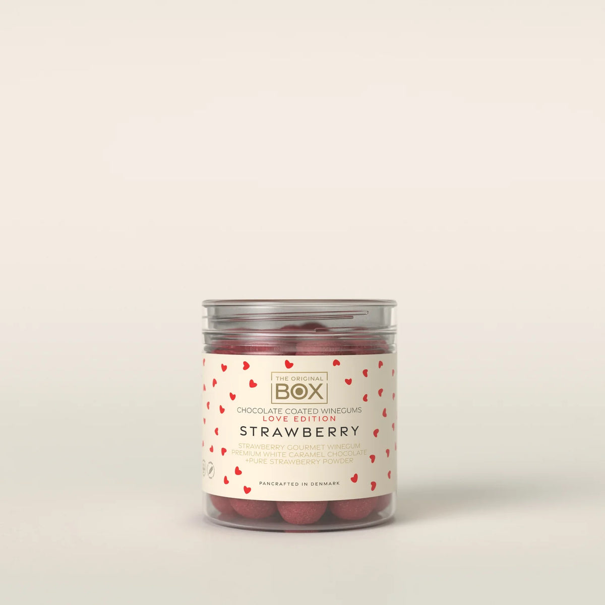 Fruchtgummi mit Schokolade – Erdbeere Love Edition 110 g