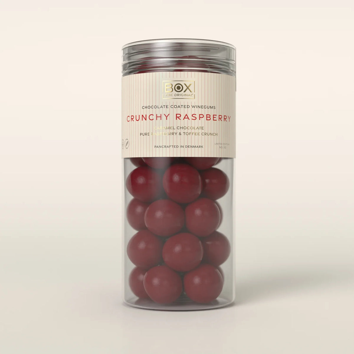 Fruchtgummi mit Schokolade – Knusprige Himbeere – 250 g