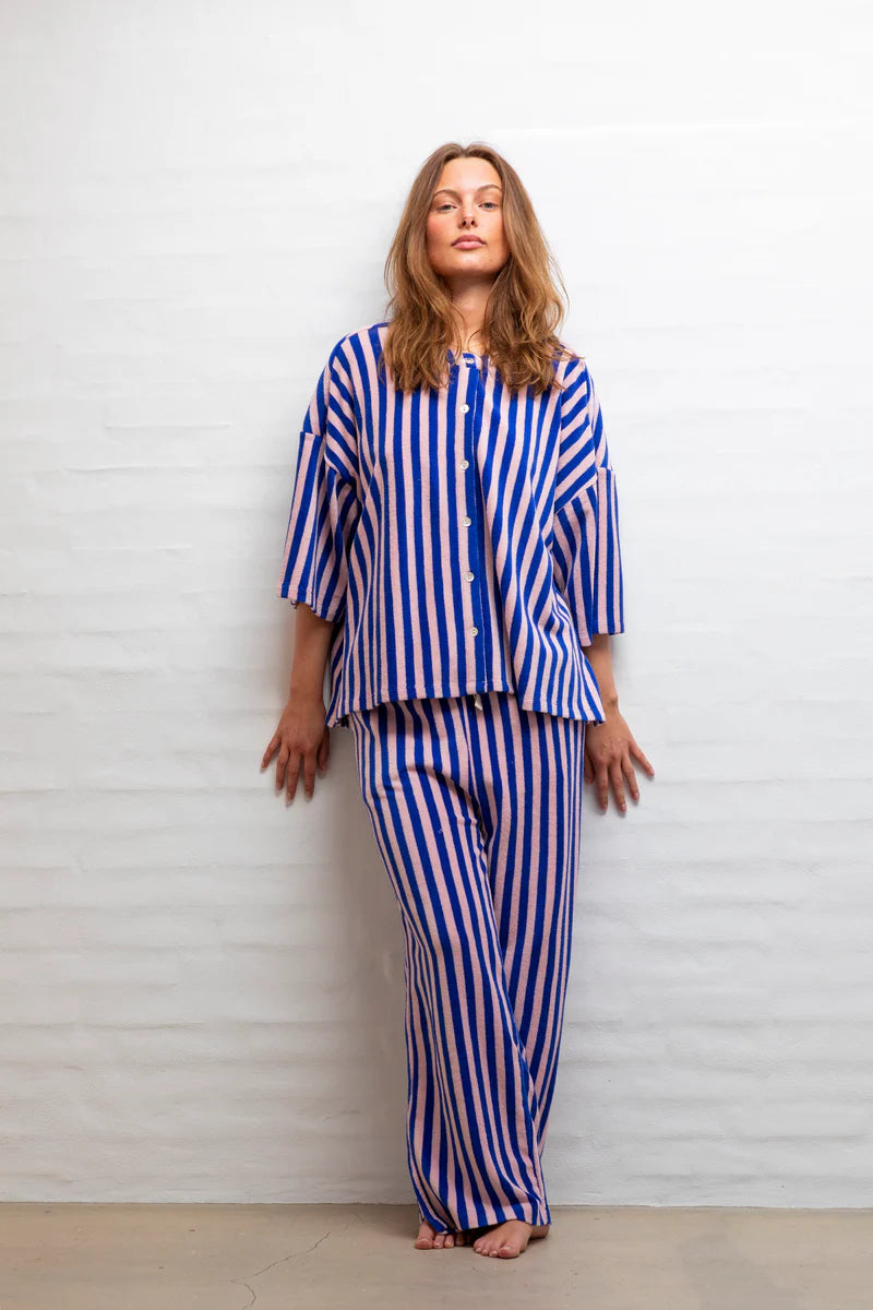 Naram Pants "dazzling blue & rose"