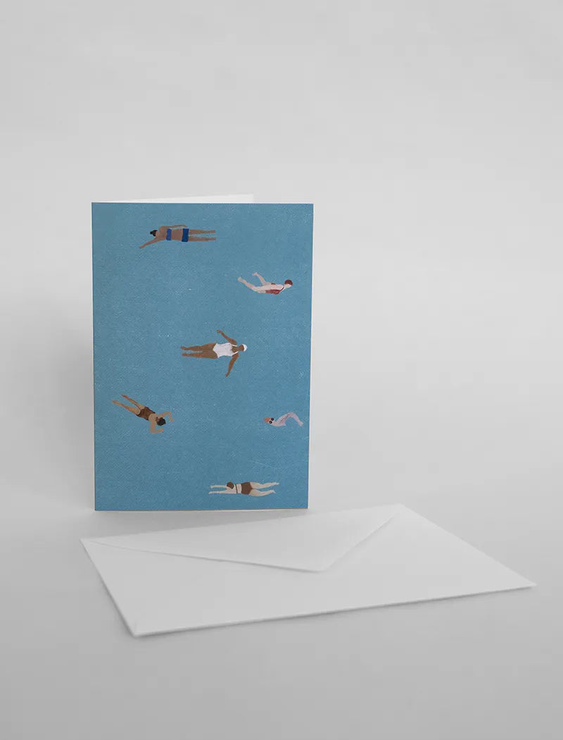 SWIMMERS Klappkarte A6