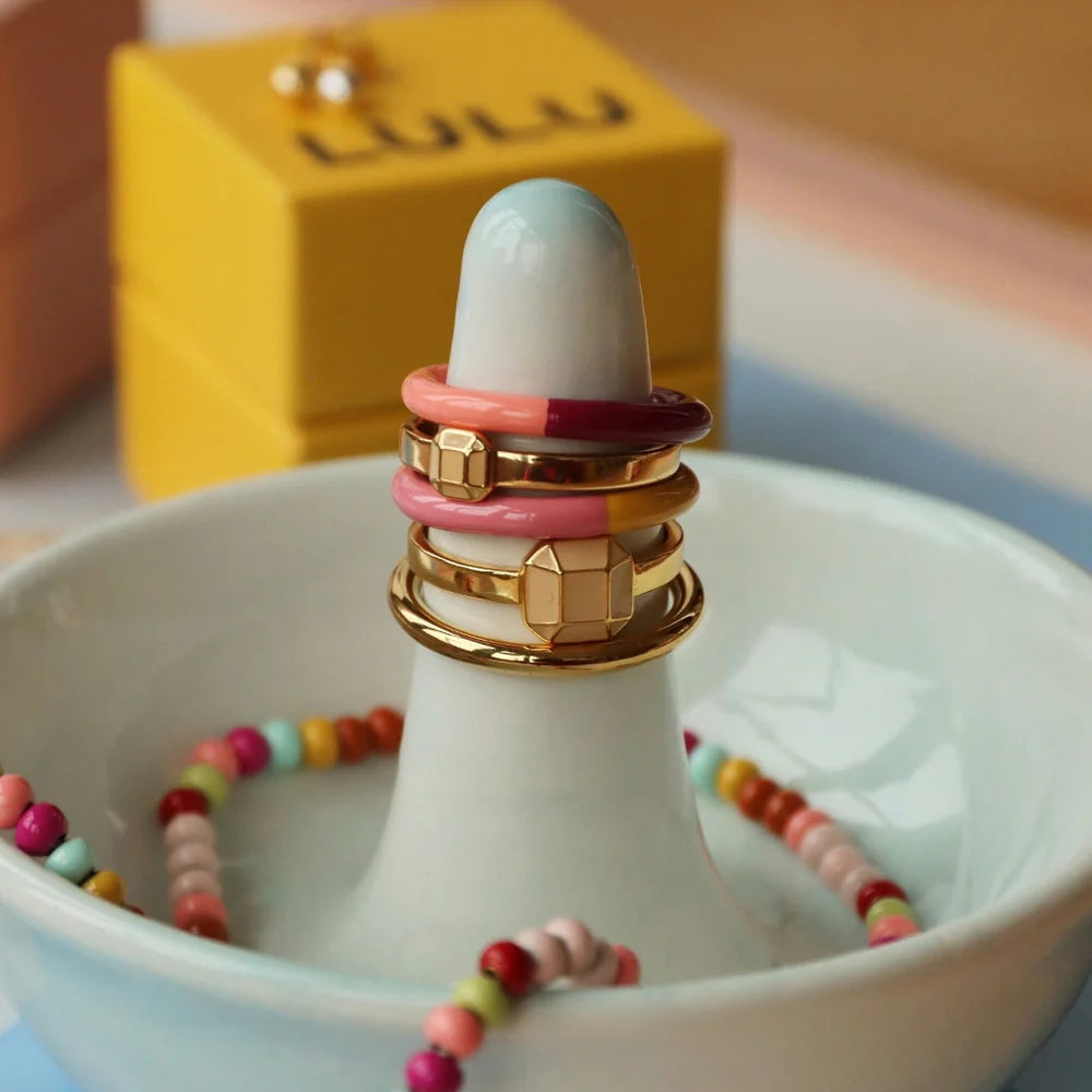 Double Color Ring Plum