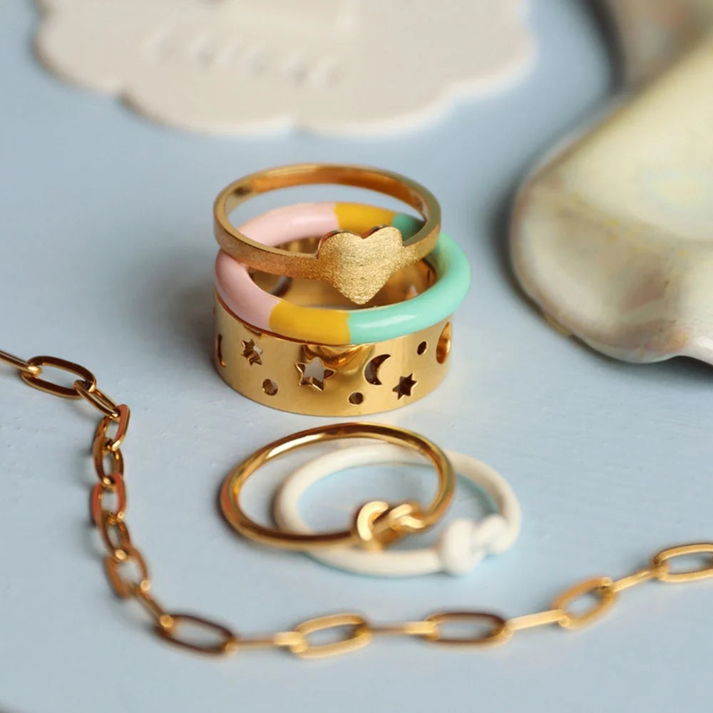 Triple Color Ring Sunset