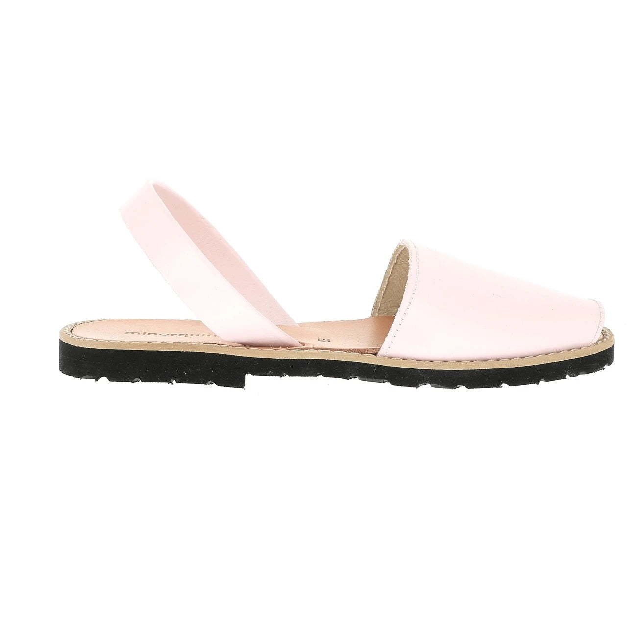 Avarcas Leder-Sandalen in Pastellrosa