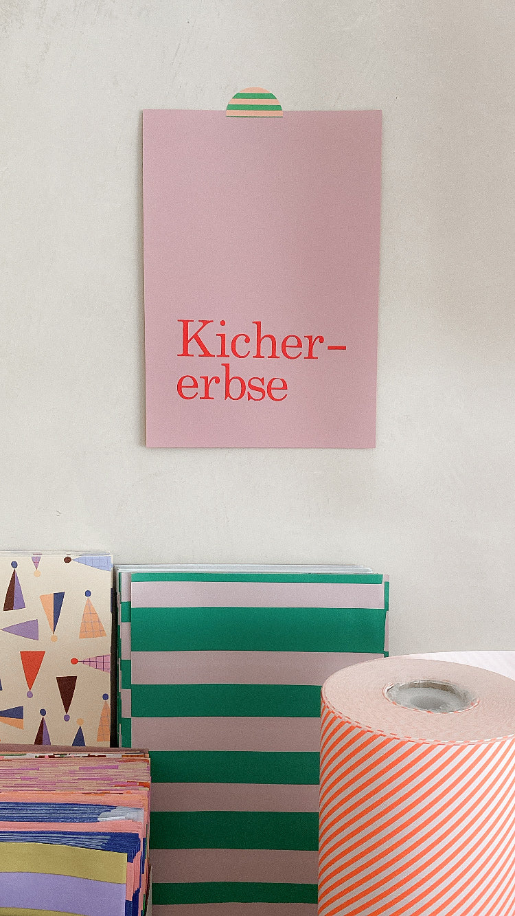 Siebdruck "Kichererbse"