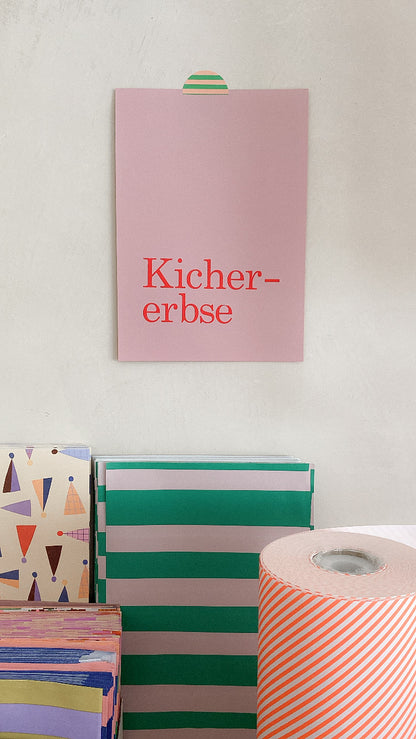 Siebdruck "Kichererbse"