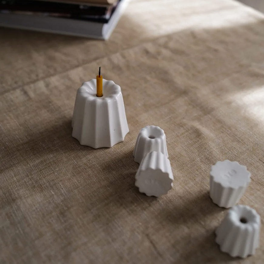 Kerzenhalter aus Porzellan groß