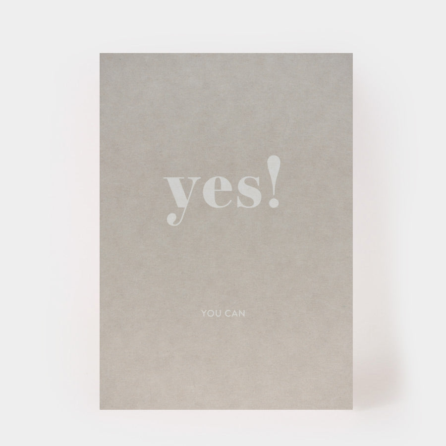 YES YOU CAN Postkarte