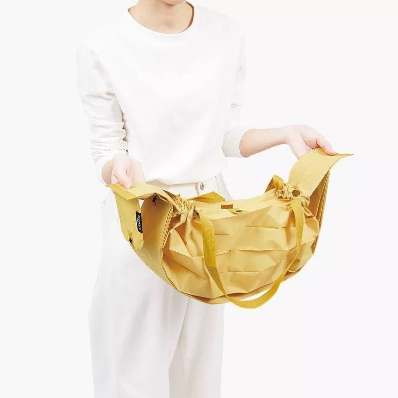 Shupatto kompakte faltbare Einkaufstasche Größe L - Senf (Karashi)