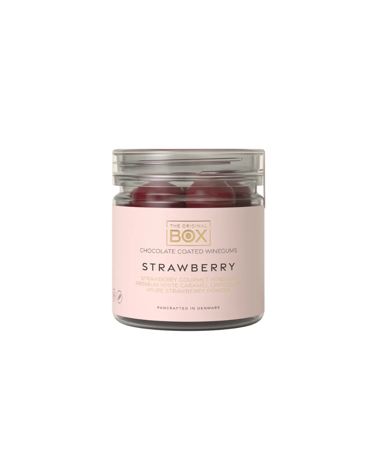 FRUCHTGUMMI MIT SCHOKOLADE – STRAWBERRY / ERDBEERE 110 G