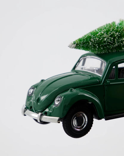 Weihnachtsauto mit Tannenbaum – Grün