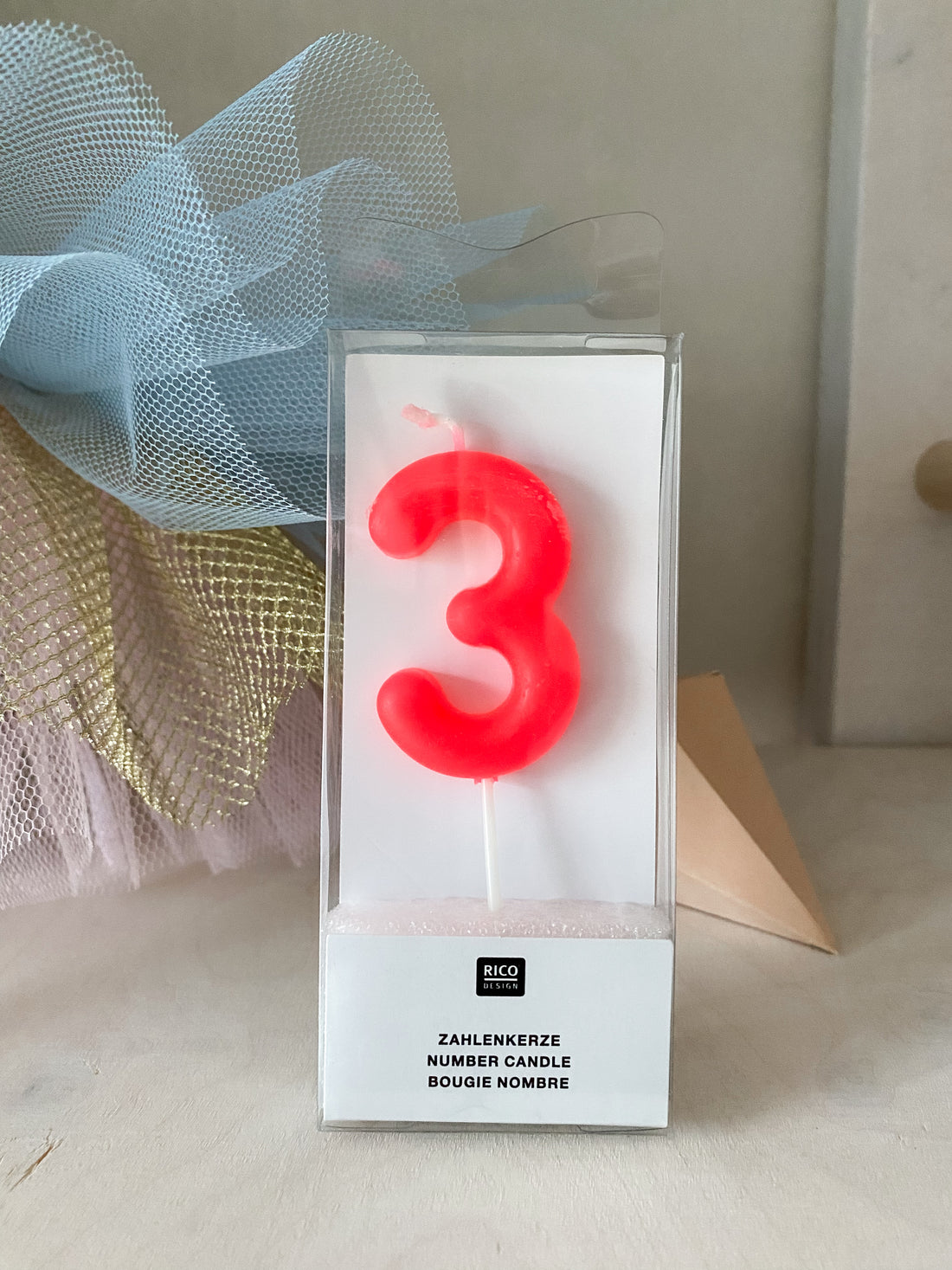 Zahlenkerze 3 &
