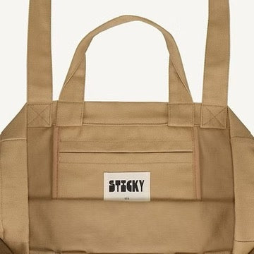 canvas shopper | marzipan + sky