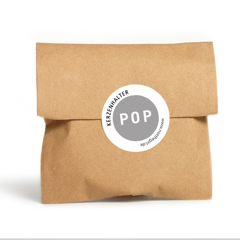 Kerzenhalter POP Hellgrau