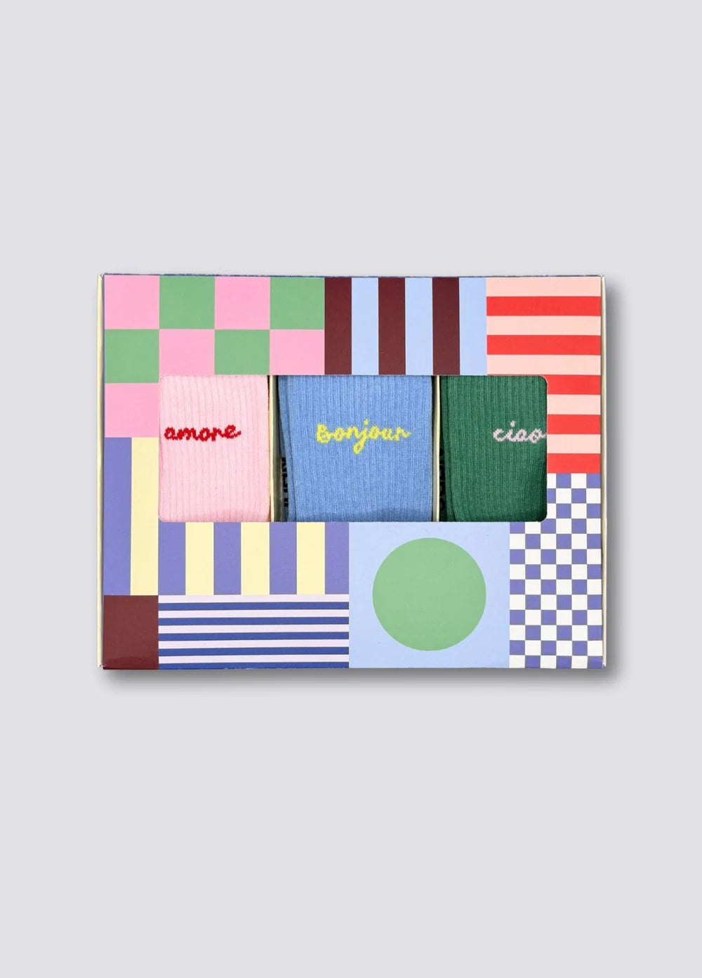 3-PACK AMORE, BONJOUR, CIAO