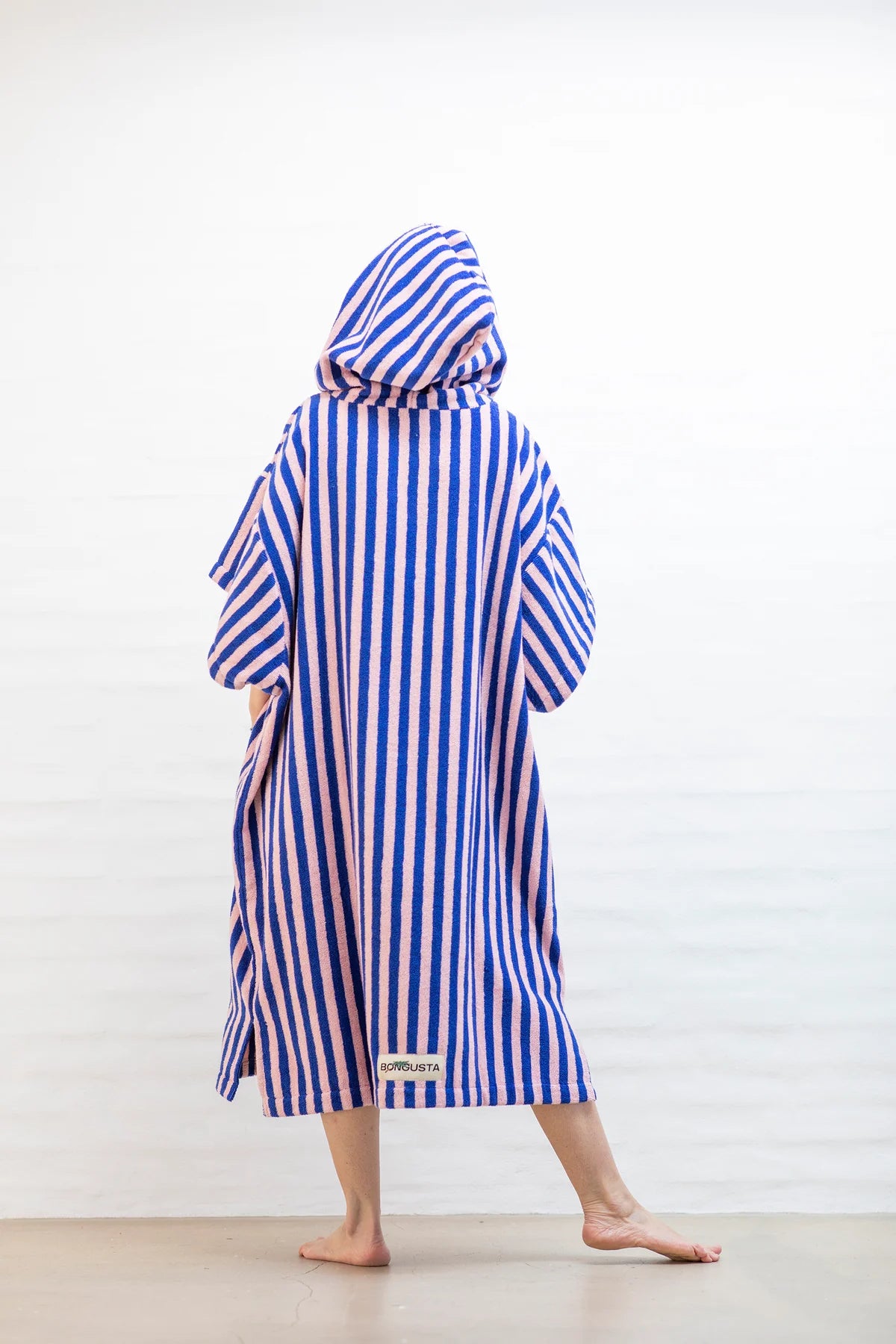 Poncho dazzling blue &amp; rose