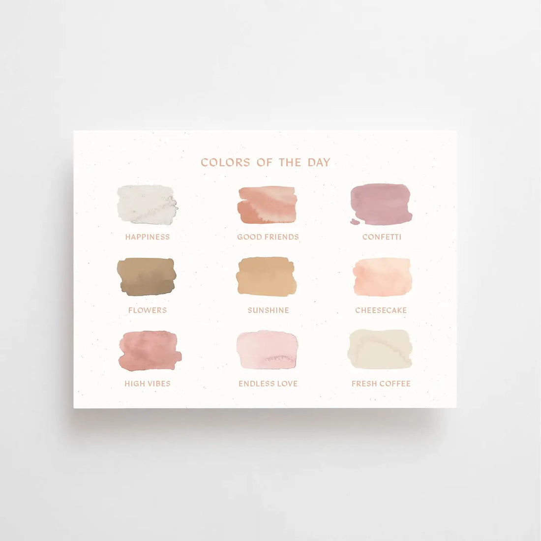 FARBEN DES TAGES - POSTKARTE - GEBURTSTAGSFEIER