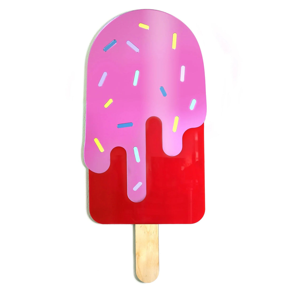 Spiegel-Eis-Eis-Rosa