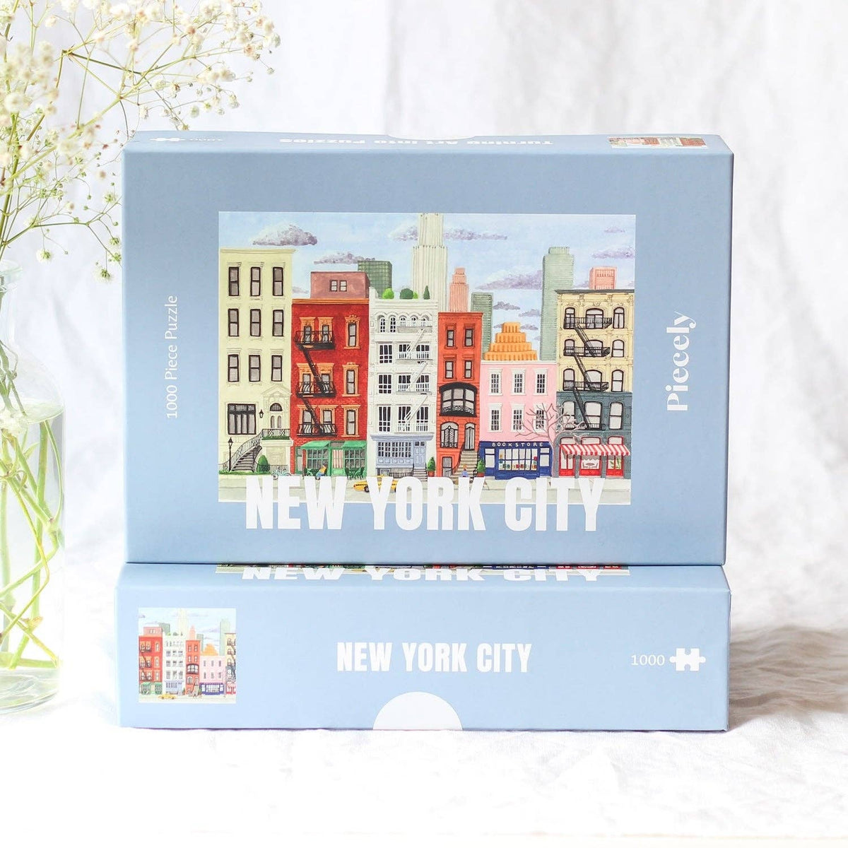Puzzle New York City – 1000 Teile mit Poster
