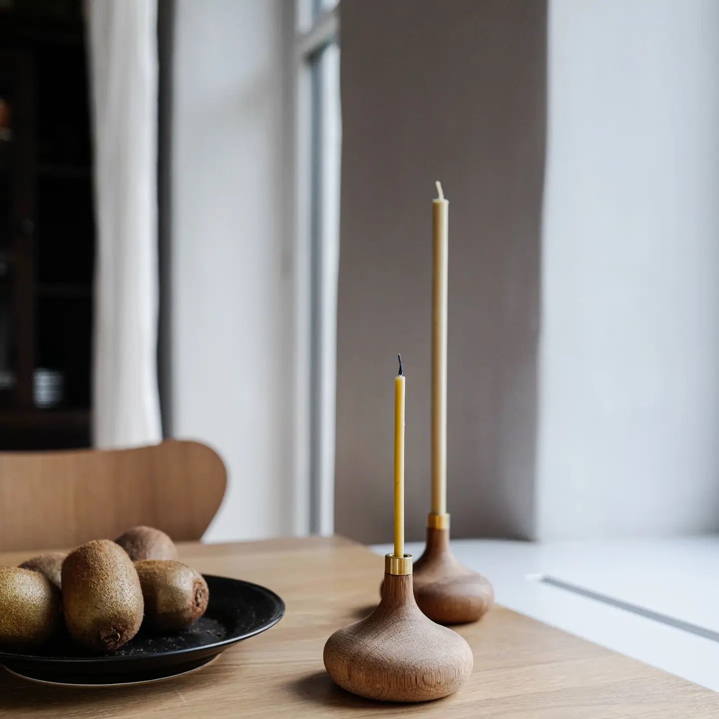 2 Bienenwachskerzen "Dinner Candles"