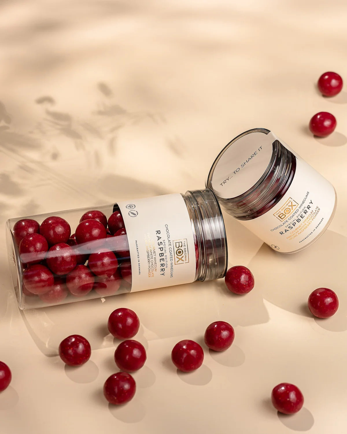 Fruchtgummi mit Schokolade – Raspberry 110g
