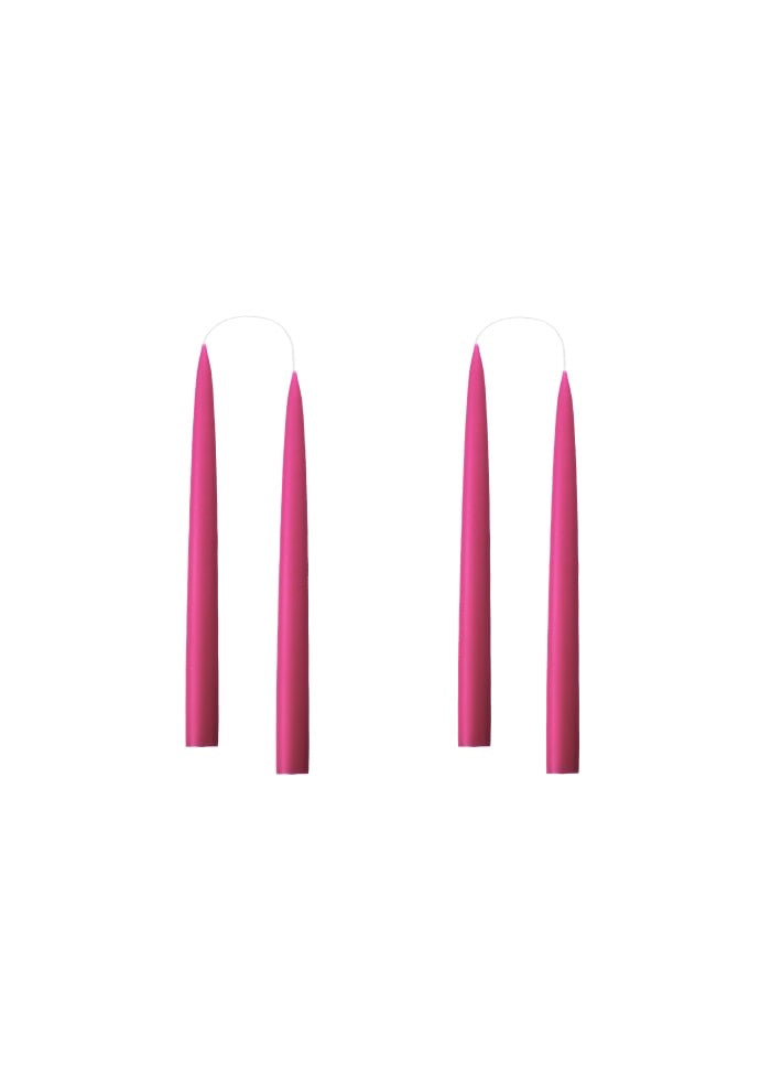 Handgezogene, gefärbte Kerze – 2,2 cm x 20 cm