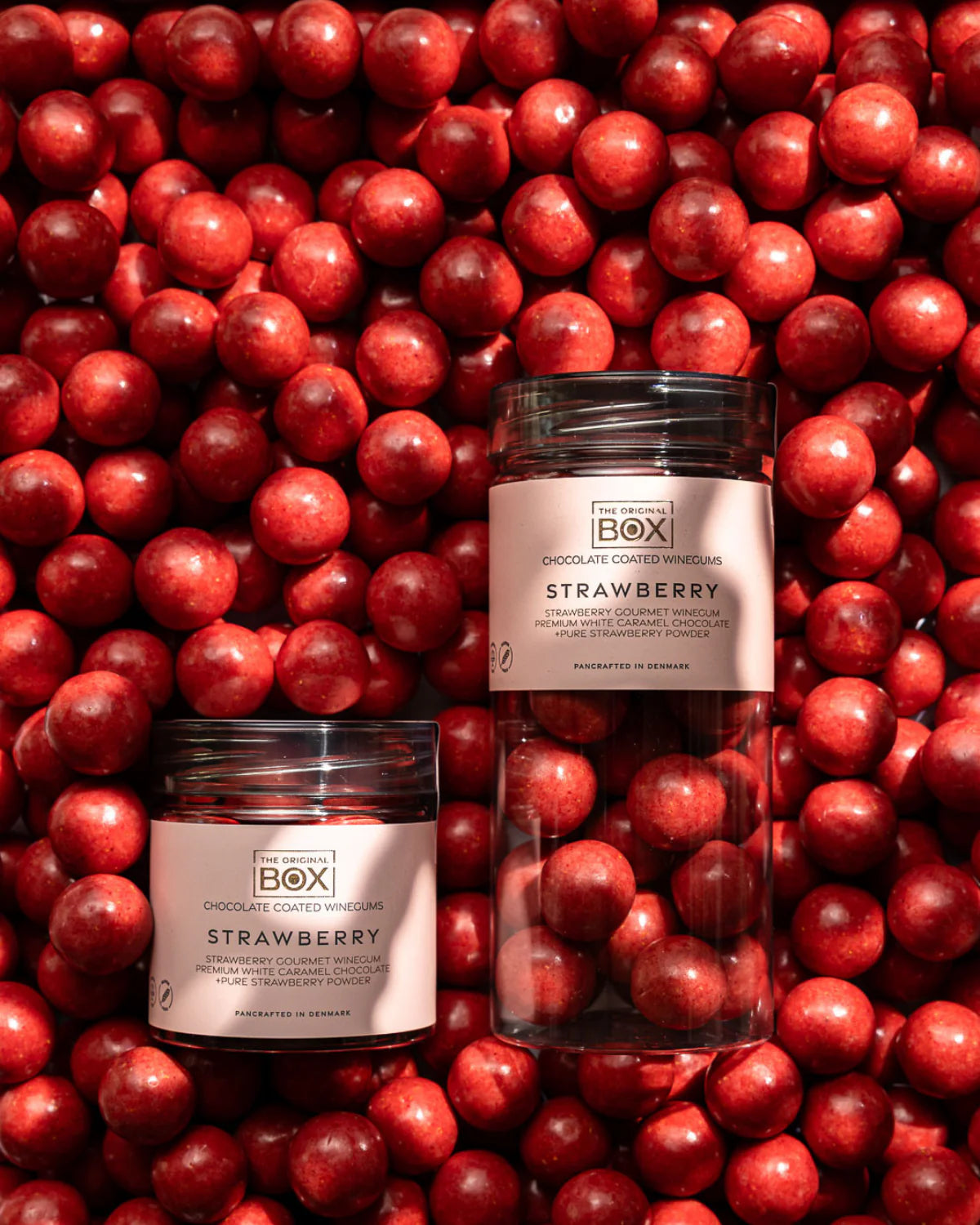 FRUCHTGUMMI MIT SCHOKOLADE – STRAWBERRY / ERDBEERE 110 G