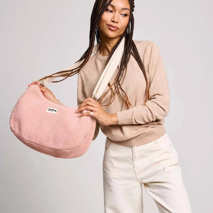 Rosa Teddy Rose Puder Tasche