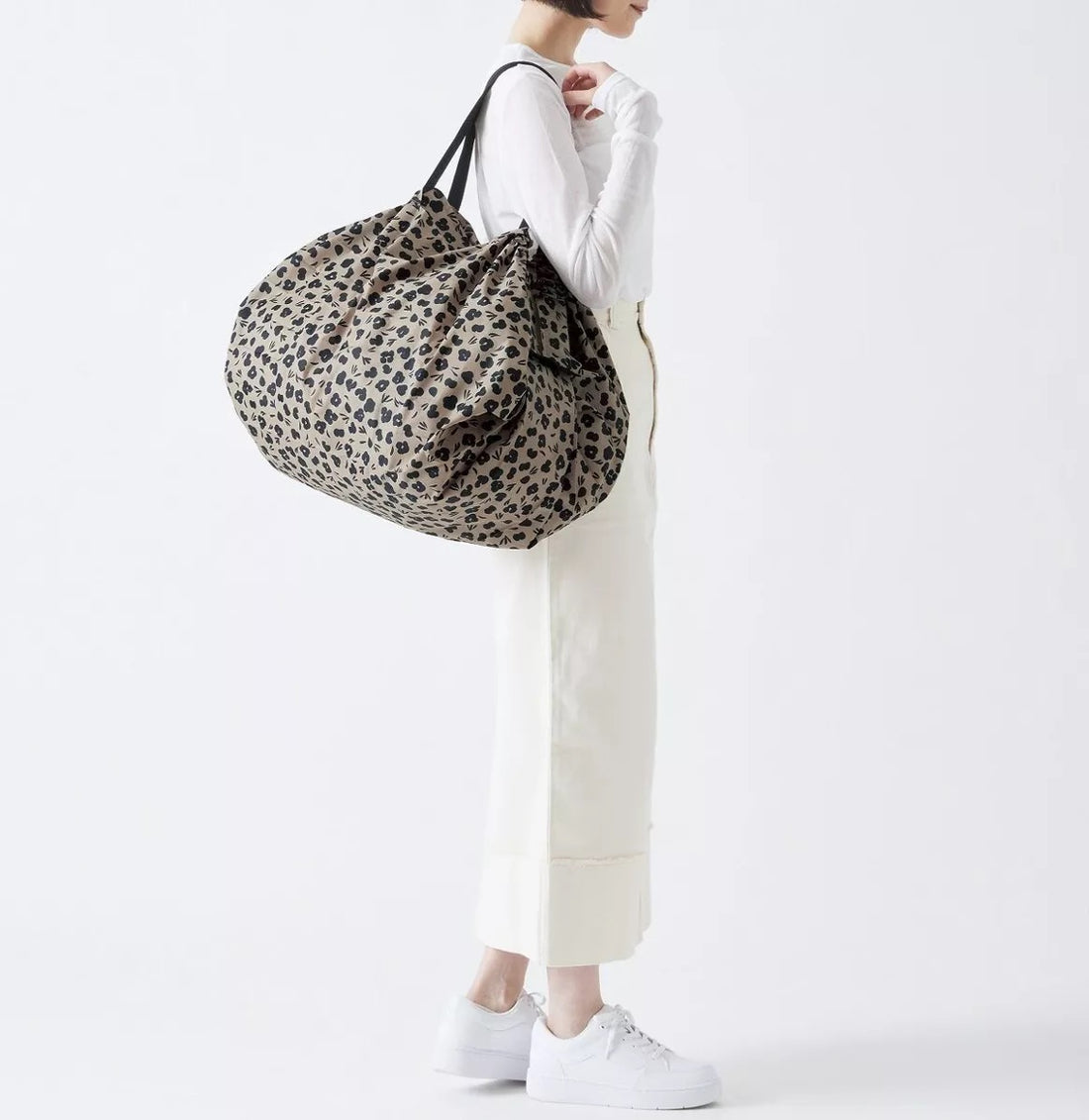 Shupatto kompakte faltbare Einkaufstasche Größe L - Paw Marks