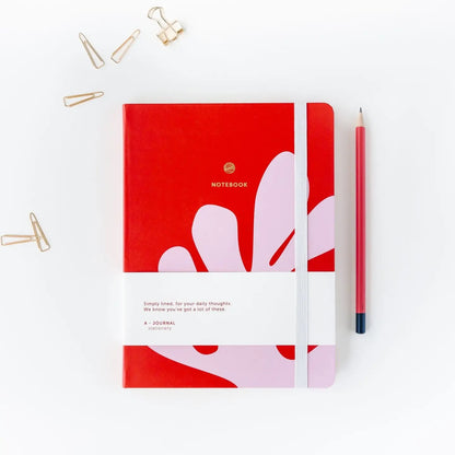 A-Journal Notizbuch - Arty - Rot Rosa