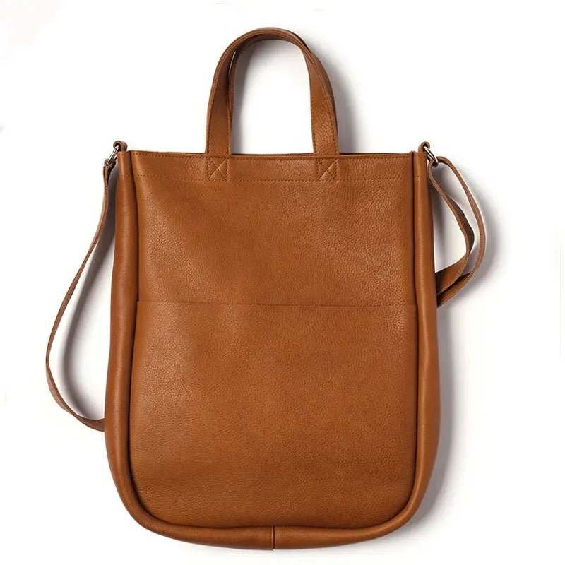 Day Dreamer Tasche aus cognacfarbenem Leder mit Used-Look