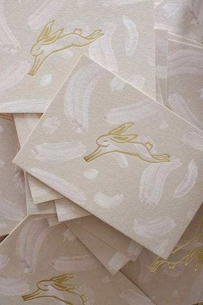 HASE - GOLD EDITION - POSTKARTE