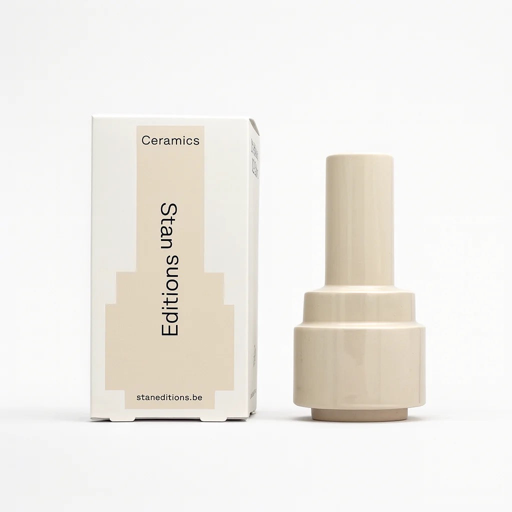 STACK VASE 02 Beige