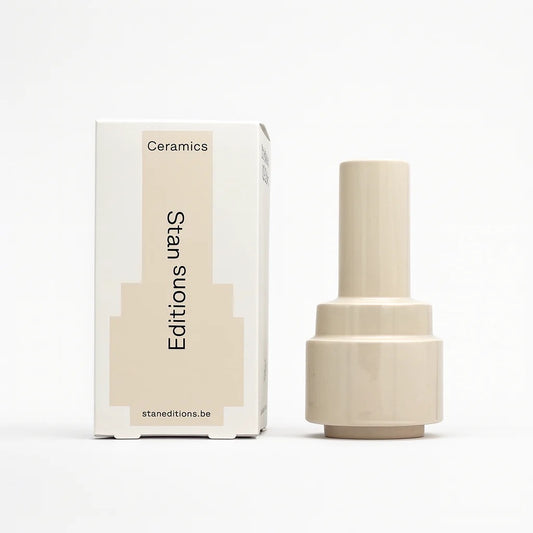 STACK VASE 02 Beige