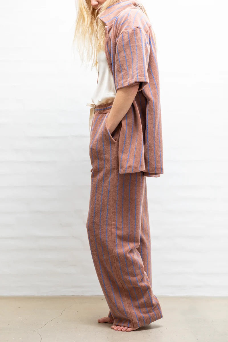 Naram Pants "camel &amp; ultramarine"