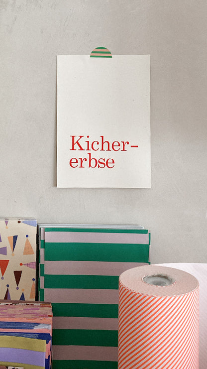 Siebdruck "Kichererbse"