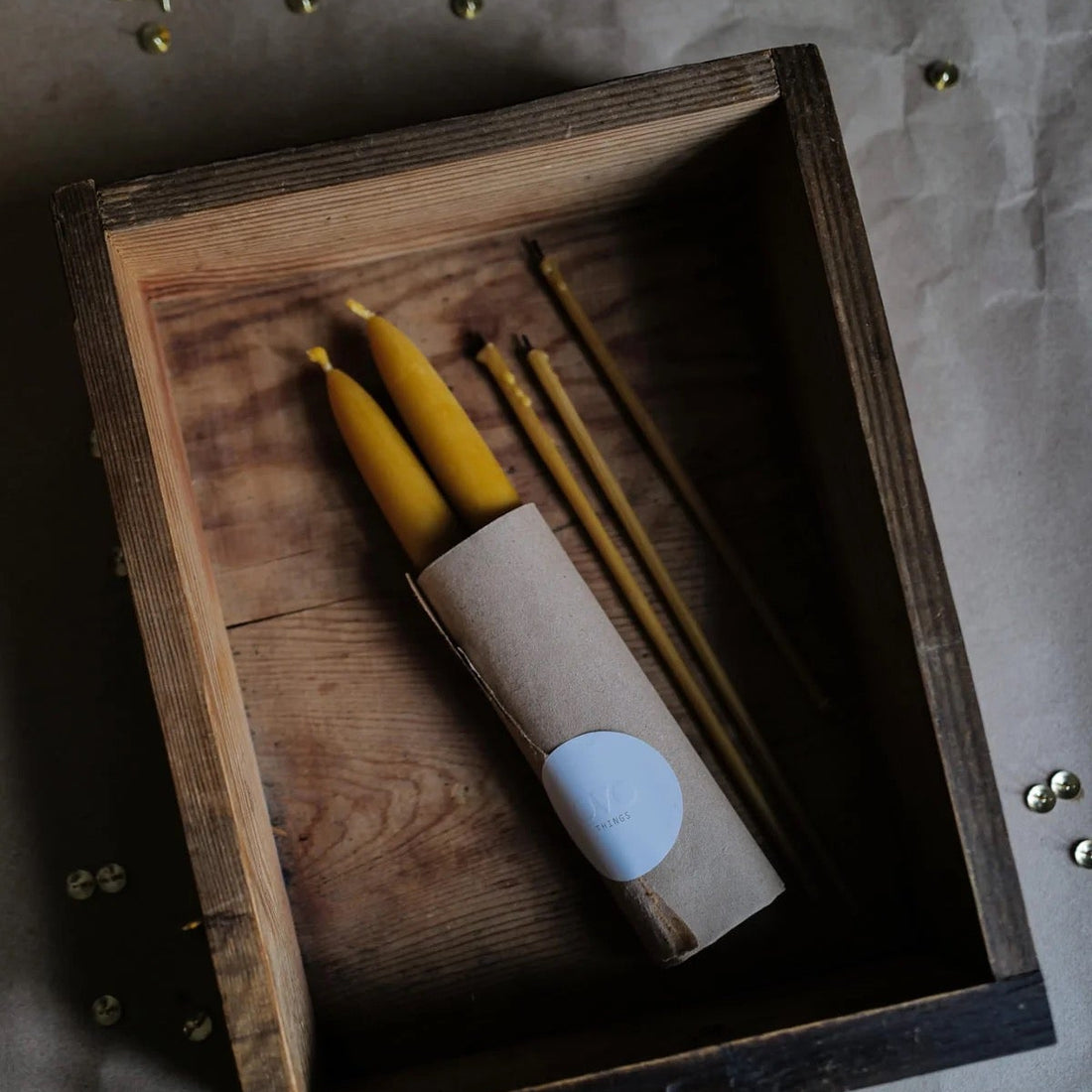 Klassische Bienenwachs-Tapers