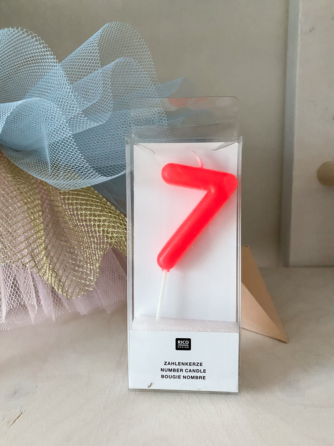 Zahlenkerze 7 &