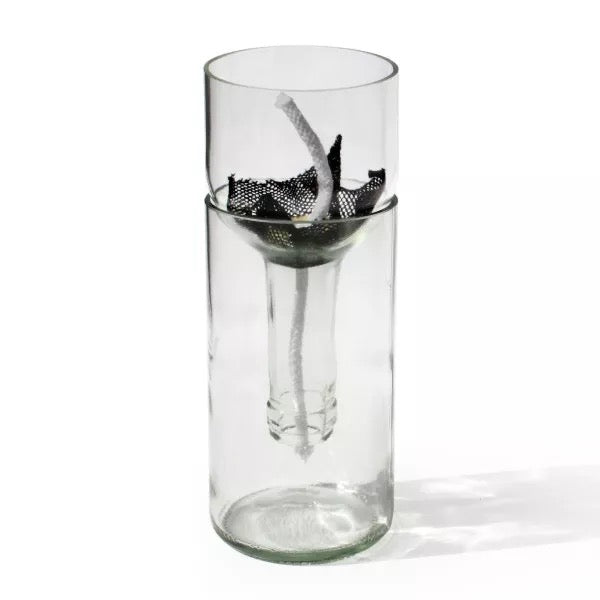 Pflanzgefäß selbstbewässernd - self watering bottle weiß