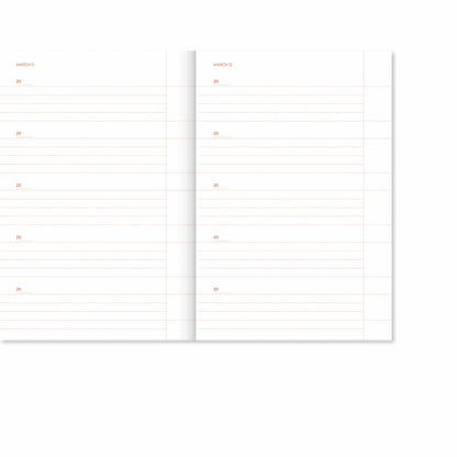 Eine Zeile am Tag Sonne Flow Rosa