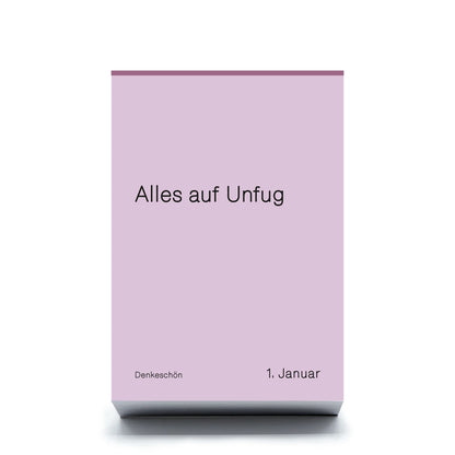Denkeschön- Jeden Tag ein kreatives Wortspiel