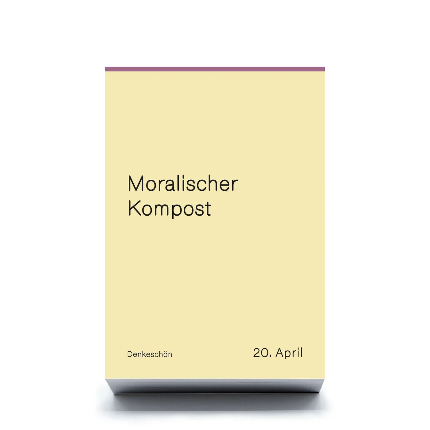 Denkeschön- Jeden Tag ein kreatives Wortspiel