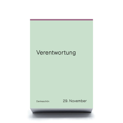 Denkeschön- Jeden Tag ein kreatives Wortspiel